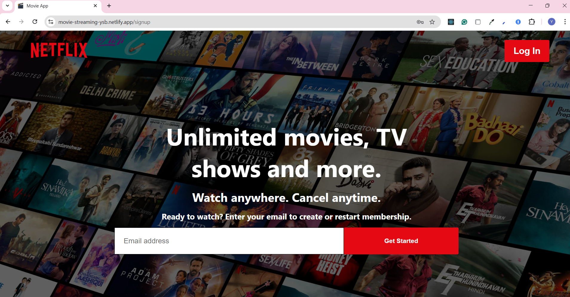 Movie Streaming Platform